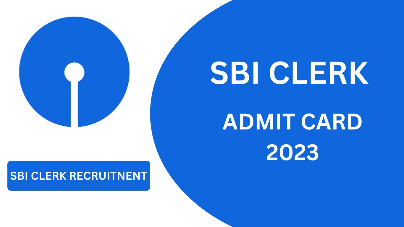 SBI Clerk admit Card 2023
