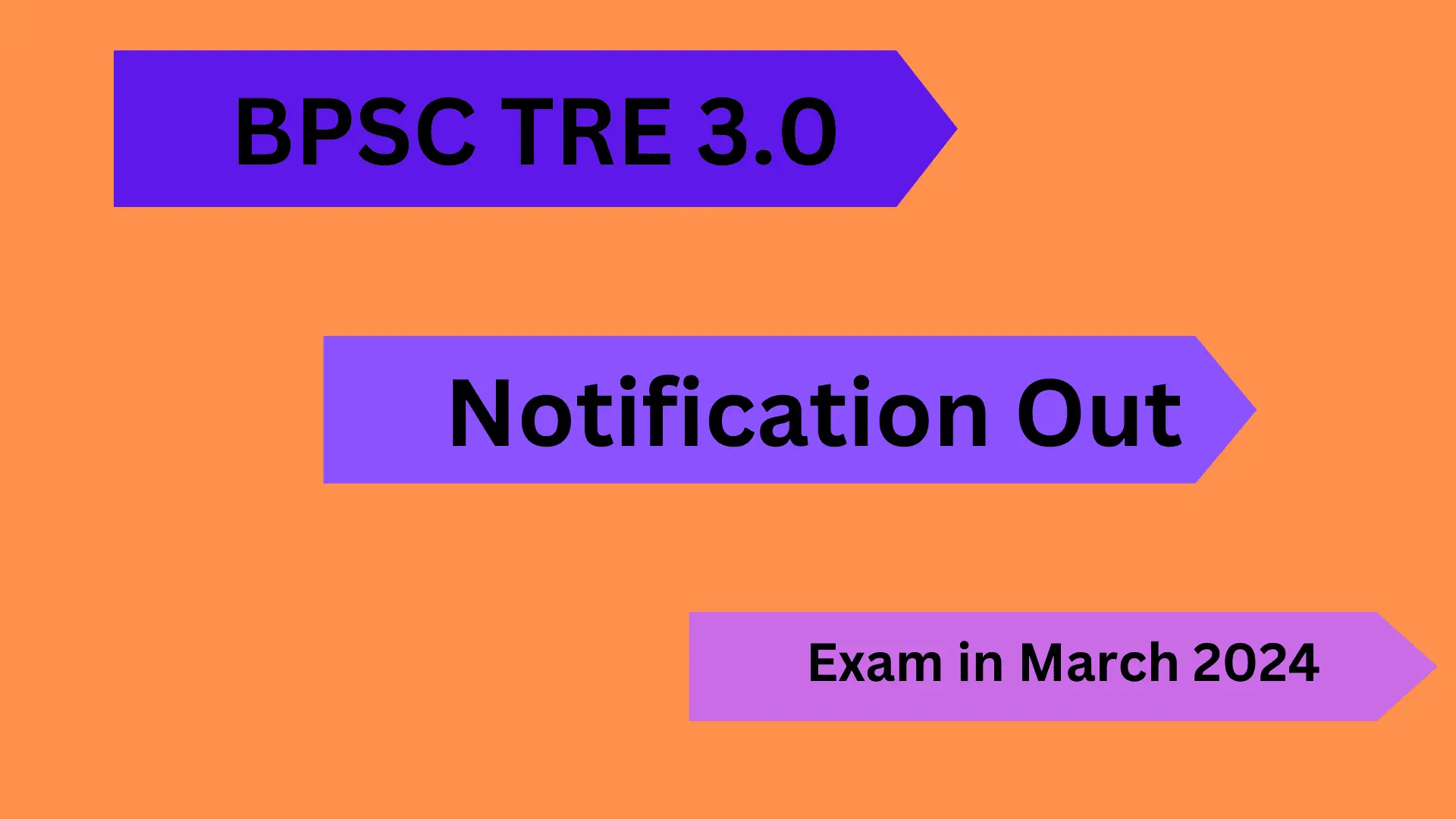 BPSC TRE 3.0 Notification